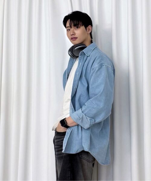 THE MILE（ザマイル）の「エムエルデニムボーイシャツ[ライトブルー]（シャツ/ブラウス・メンズ・その他・LARGE/MEDIUM）」の11枚目の写真