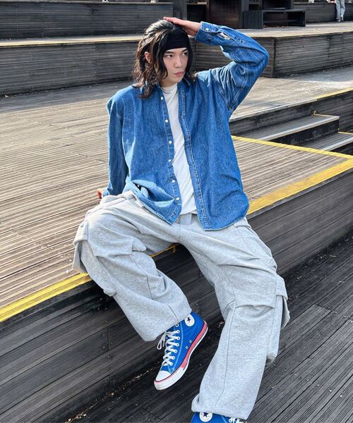 THE MILE（ザマイル）の「エムエルデニムボーイシャツ[ライトブルー]（シャツ/ブラウス・メンズ・その他・LARGE/MEDIUM）」の13枚目の写真