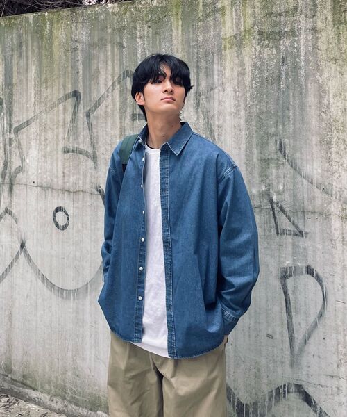 THE MILE（ザマイル）の「エムエルデニムボーイシャツ[ライトブルー]（シャツ/ブラウス・メンズ・その他・LARGE/MEDIUM）」の21枚目の写真