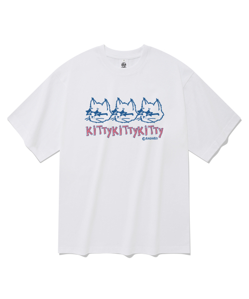 RADINEO(ラディネオ)の「キティス半袖Tシャツホワイト(Tシャツ/カットソー・メンズ・その他・SMALL/MEDIUM/LARGE/X-LARGE)」の1枚目の写真