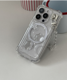 ELLE BELLE（エルベル）の「ツインクルスターver レジンマグセーフカード財布キーホルダー（スマホケース/カバー）」