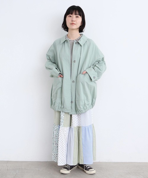 l'atelier du savon（アトリエドサボン）の「little garden パッチワークスカート（スカート・レディース・サックスブルー/ブラック・FREE）」の19枚目の写真