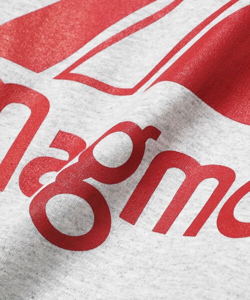 TOKYO CULTUART by BEAMS（トウキョウカルチャートバイビームス）の「magma / Lgo sweat shirt（スウェット・レディース・ライトグレー/ネイビー・LARGE/MEDIUM/X-LARGE）」の8枚目の写真