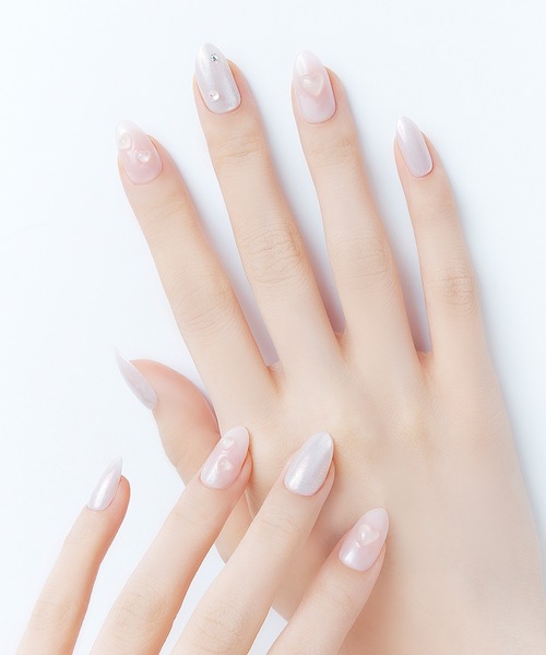 Beauty Connect(ビューティーコネクト)の「Ollio(オーリオ) ノーグルーネイル(ネイルシール/ネイルチップ・レディース・01 オーシャンダスク(アーモンド)/14 カカオクッキー(コフィン)/16 ファーストラブ(アーモンド)/17 スカイブルーム(アーモンド)/02 チャーミングチェック(アーモンド)/04 ダイヤモンドフラワー(アーモンド)/11 ルナネイビー(アーモンド)/13 グレーウィスパー(コフィン)/18 フラワーブーケ(アーモンド)/20 ブラックリボン(コフィン)/06 フェアリーバタフライ(コフィン)/07 ブラックメタル(コフィン)/08 ラストナイト(コフィン)/09 ブルーミングガーデン(コフィン)/22 ローズグロウ(コフィン)/23 ラベンダースパーク(コフィン)/15 ウォーターストロベリー(アーモンド)/24 ムーンライト(アーモンド)/03 フォールインラブ(アーモンド)/05 グレープシャーベット(アーモンド)/10 ジューシーピーチ(コフィン)/12 ミルキーウェイ(アーモンド)/19 スモーキーグロウ(コフィン)/21 スイートビター(コフィン)・FREE)」の22枚目の写真