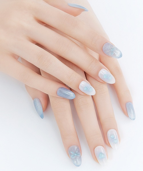 Beauty Connect(ビューティーコネクト)の「Ollio(オーリオ) ノーグルーネイル(ネイルシール/ネイルチップ・レディース・01 オーシャンダスク(アーモンド)/14 カカオクッキー(コフィン)/16 ファーストラブ(アーモンド)/17 スカイブルーム(アーモンド)/02 チャーミングチェック(アーモンド)/04 ダイヤモンドフラワー(アーモンド)/11 ルナネイビー(アーモンド)/13 グレーウィスパー(コフィン)/18 フラワーブーケ(アーモンド)/20 ブラックリボン(コフィン)/06 フェアリーバタフライ(コフィン)/07 ブラックメタル(コフィン)/08 ラストナイト(コフィン)/09 ブルーミングガーデン(コフィン)/22 ローズグロウ(コフィン)/23 ラベンダースパーク(コフィン)/15 ウォーターストロベリー(アーモンド)/24 ムーンライト(アーモンド)/03 フォールインラブ(アーモンド)/05 グレープシャーベット(アーモンド)/10 ジューシーピーチ(コフィン)/12 ミルキーウェイ(アーモンド)/19 スモーキーグロウ(コフィン)/21 スイートビター(コフィン)・FREE)」の13枚目の写真
