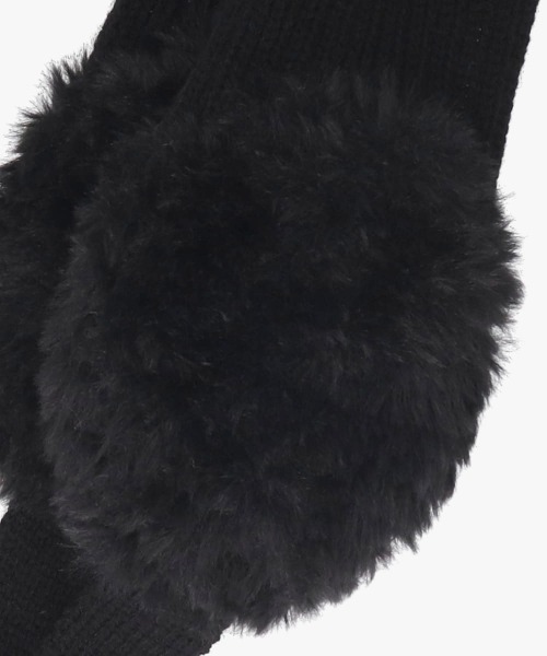 OVERRIDE（オーバーライド）の「OVERRIDE  FUR YARN KNIT EAR MUFF / オーバーライド（イヤーマフ・レディース・ホワイト/ブラウン/ブラック・FREE）」の8枚目の写真