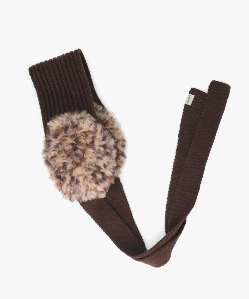 OVERRIDE（オーバーライド）の「OVERRIDE  FUR YARN KNIT EAR MUFF / オーバーライド（イヤーマフ・レディース・ホワイト/ブラウン/ブラック・FREE）」の18枚目の写真