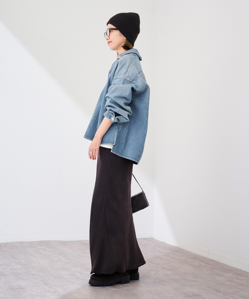 ≪追加≫デニムプルオーバーシャツ（シャツ/ブラウス）｜FRAMeWORK