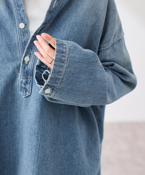 ≪追加≫デニムプルオーバーシャツ（シャツ/ブラウス）｜FRAMeWORK