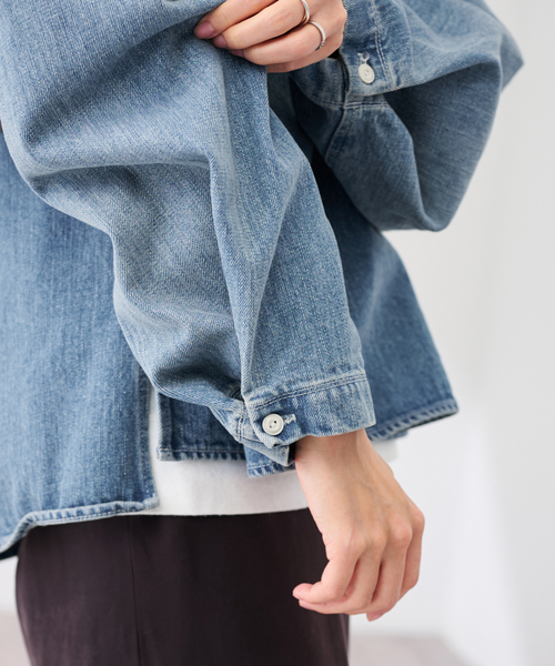 FRAMeWORK（フレームワーク）の「≪追加≫デニムプルオーバーシャツ