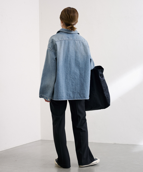 ≪追加予約≫デニムプルオーバーシャツ（シャツ／ブラウス FRAMeWORK