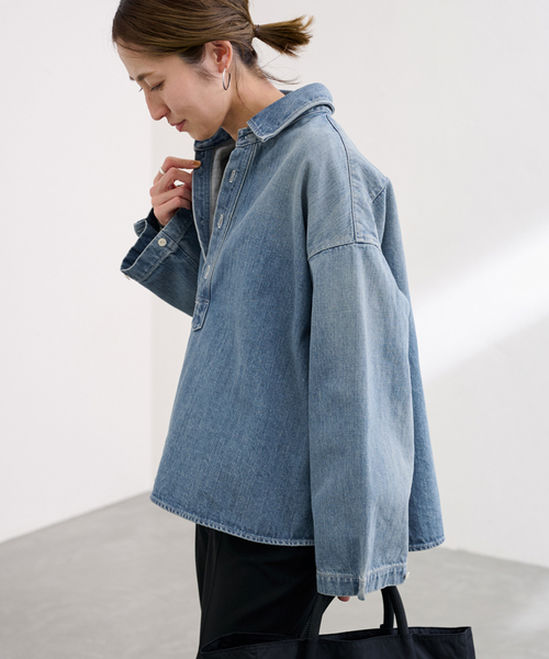 ≪追加≫デニムプルオーバーシャツ（シャツ/ブラウス）｜FRAMeWORK
