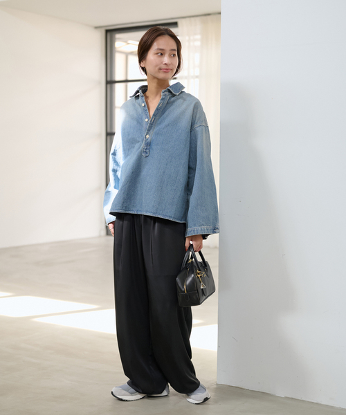 ≪追加≫デニムプルオーバーシャツ（シャツ/ブラウス）｜FRAMeWORK