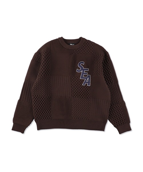 Patchwork Knit Sweater（ニット/セーター）｜WIND AND SEA（ウィン