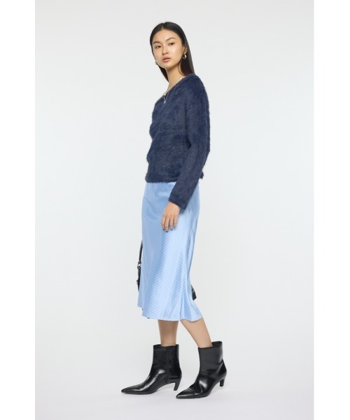 MOUSSY(マウジー)の「SATIN MIDI スカート(スカート・レディース・ブルー系その他/アイボリー・FREE)」の5枚目の写真