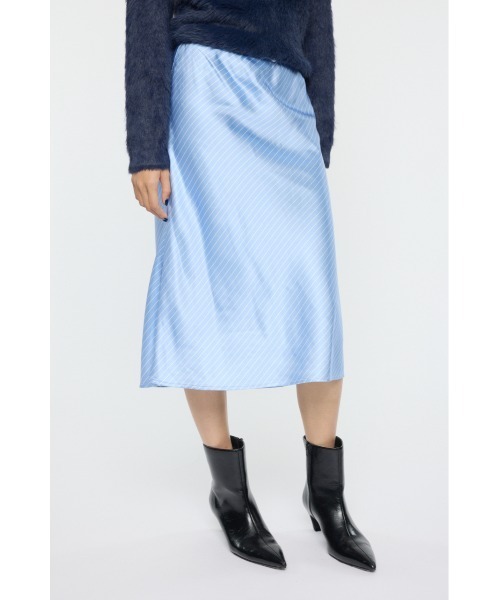 MOUSSY(マウジー)の「SATIN MIDI スカート(スカート・レディース・ブルー系その他/アイボリー・FREE)」の6枚目の写真