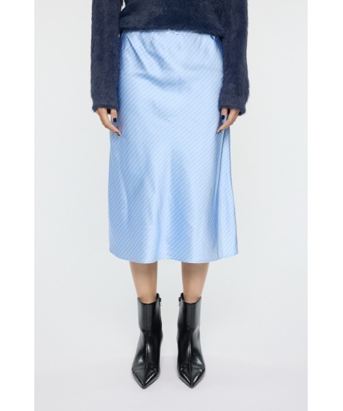MOUSSY(マウジー)の「SATIN MIDI スカート(スカート・レディース・ブルー系その他/アイボリー・FREE)」の7枚目の写真