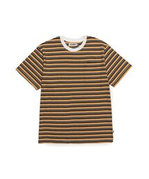 MNW（エムエヌダブリュー）の「CL STRIPE T-SHIRT ORANGE（Tシャツ/カットソー）」