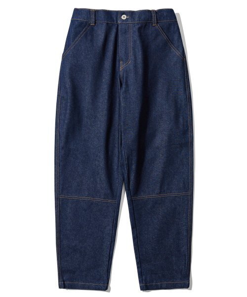 SAINTCREW(セントクルー)の「テーパードカッティングクロップハーフバンドパンツ TCH-326 インディゴデニム BRS(デニムパンツ・メンズ・その他・MEDIUM/LARGE/X-LARGE)」の1枚目の写真