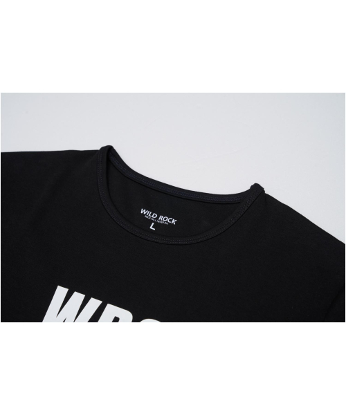WILDROCK（ワイルドロック）の「ワイルドマッスルフィットTシャツ_ブラック（Tシャツ/カットソー・メンズ・その他・MEDIUM/LARGE）」の3枚目の写真