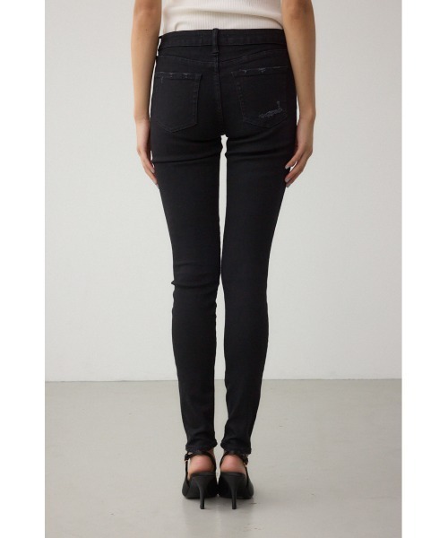 AZUL by moussy(アズールバイマウジー)の「【サイズ,身長別画像あり】AZUL DENIM リペアスキニーデニム(デニムパンツ・レディース・ブルー/ブラック/ダークブルー・LARGE/SMALL/MEDIUM/X-SMALL/X-LARGE/XX-SMALL)」の16枚目の写真
