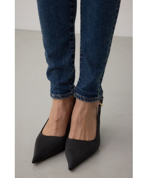 AZUL by moussy(アズールバイマウジー)の「【サイズ,身長別画像あり】AZUL DENIM リペアスキニーデニム(デニムパンツ・レディース・ブルー/ブラック/ダークブルー・LARGE/SMALL/MEDIUM/X-SMALL/X-LARGE/XX-SMALL)」の11枚目の写真