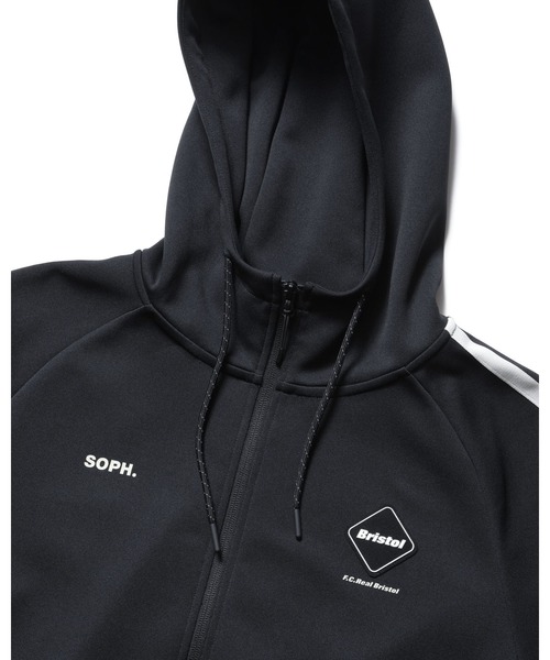 F.C.Real Bristol（エフシーレアルブリストル）の「TRAINING TRACK ZIP-UP HOODIE（パーカー・メンズ・ブラック/ネイビー・SMALL/MEDIUM/LARGE/X-LARGE/XX-LARGE）」の6枚目の写真