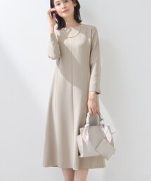 INDIVI（インディヴィ）の「【上品光沢／セレモニー／SETUP可能】スタイルUPワンピース（ワンピース）」