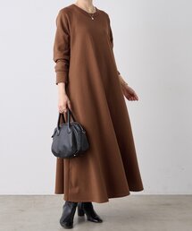 BEARDSLEY | 裏毛フレアーワンピース(ワンピース)