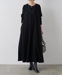 BEARDSLEY | 裏毛フレアーワンピース(ワンピース)