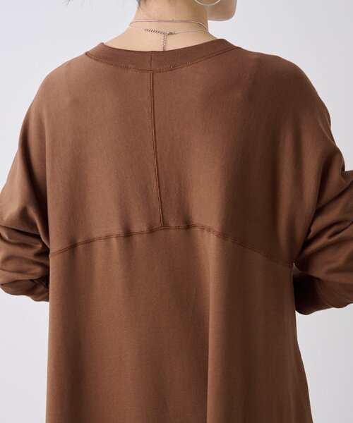 BEARDSLEY（ビアズリー）の「裏毛フレアーワンピース（ワンピース・レディース・ブラック/キャメル・0/1）」の16枚目の写真