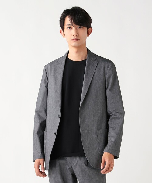 BEAMS HEART(ビームスハート)の「【6/18値下げ】麻ブレンド 2ボタンジャケット(セットアップ対応・接触冷感)(テーラードジャケット・メンズ・グレー/ベージュ・SMALL/MEDIUM/LARGE/X-LARGE)」の13枚目の写真