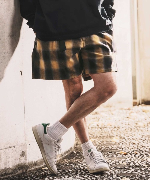 WONDER WALL MOTEL(ワンダーウォールモーテル)の「mp14451-FADED SWEAT TAPERED PANTS ショートパンツ(26SSPT008)(その他パンツ・メンズ・ブラック/マスタード/ブルー・XL/L/M/S)」の4枚目の写真