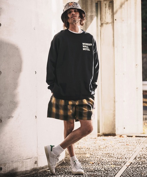 WONDER WALL MOTEL(ワンダーウォールモーテル)の「mp14451-FADED SWEAT TAPERED PANTS ショートパンツ(26SSPT008)(その他パンツ・メンズ・ブラック/マスタード/ブルー・XL/L/M/S)」の6枚目の写真