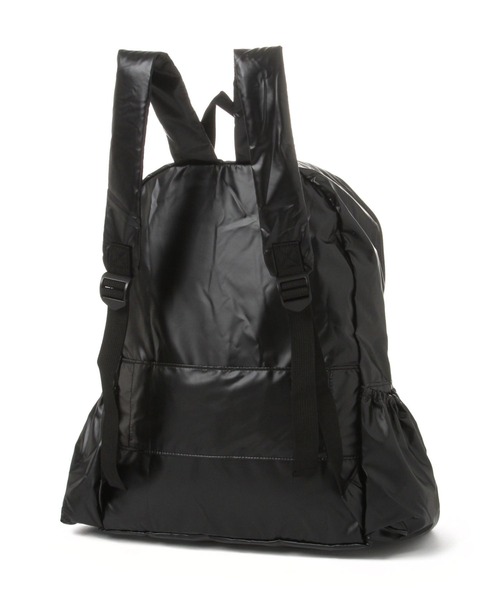 LAKOLE（ラコレ）の「メタルカラーパッカブルリュック / 634916（バックパック/リュック・レディース・その他1/ブラック・FREE）」の4枚目の写真