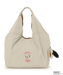 CROSSPLUS ONLINE（クロスプラスオンライン）の「【スヌーピー】ポーチチャーム付きトートバック（トートバッグ）」