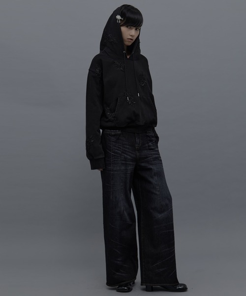 tanakadaisuke（タナカダイスケ）の「【tanakadaisuke/タナカダイスケ】crystal hair clip right/クリスタルヘアクリップ/右側用（バレッタ/ヘアクリップ・レディース・シルバー・FREE）」の2枚目の写真