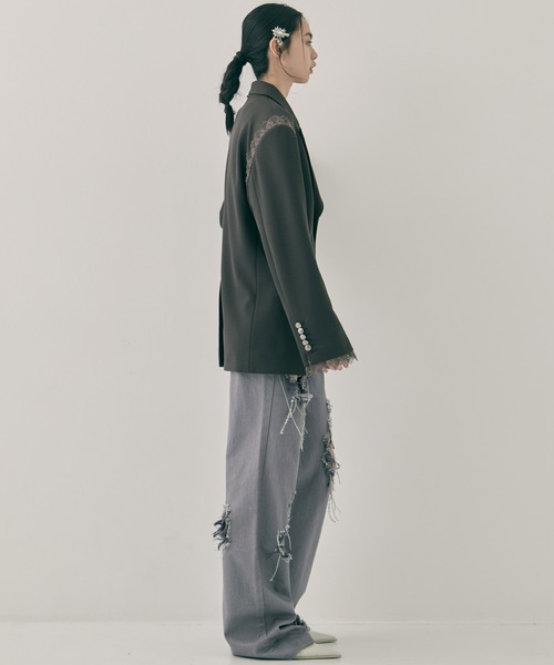 tanakadaisuke（タナカダイスケ）の「【tanakadaisuke/タナカダイスケ】crystal hair clip right/クリスタルヘアクリップ/右側用（バレッタ/ヘアクリップ・レディース・シルバー・FREE）」の12枚目の写真