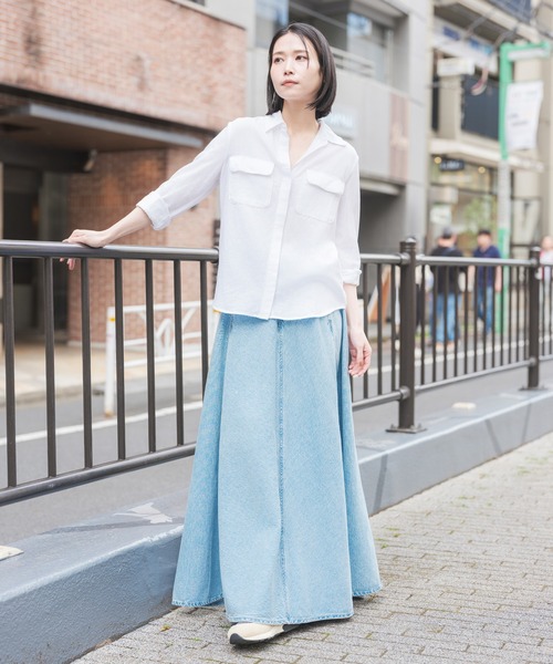 Levi's(リーバイス)の「Levi's/リーバイス エレイン ユーティリティシャツ(シャツ/ブラウス・レディース・ホワイト・M/S/XS)」の12枚目の写真
