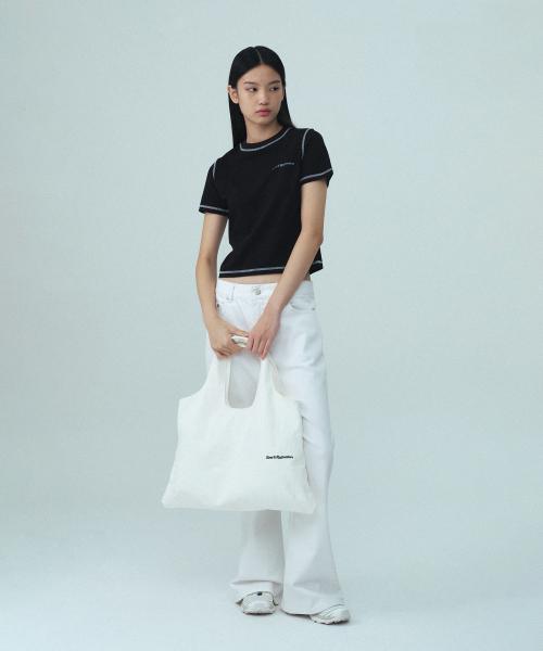 Rest&Recreation（レストアンドレクリエーション）の「COTTON SHOULDER BAG - IVORY（ショルダーバッグ・レディース・その他・ONE SIZE）」の3枚目の写真