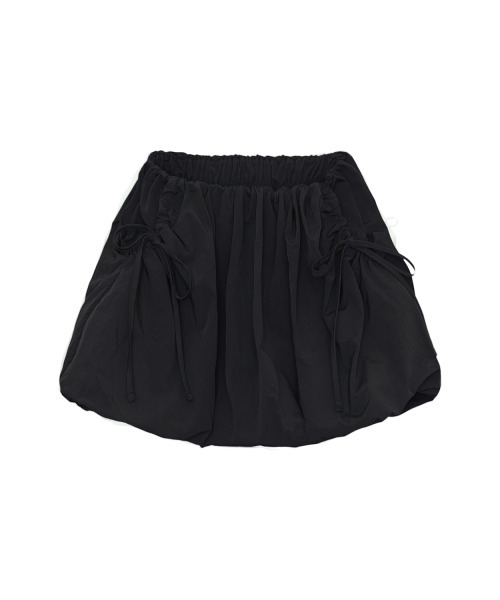 セール】VOLUME NYLON SKIRT - BLACK（スカート）｜ITZAVIBE