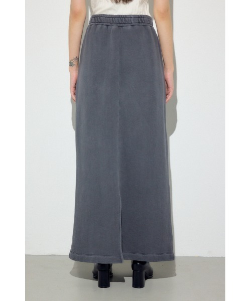 AZUL by moussy（アズールバイマウジー）の「ピグメント起毛裏毛Iラインスカート（スカート・レディース・ベージュ/ライトブラック・MEDIUM/SMALL）」の13枚目の写真