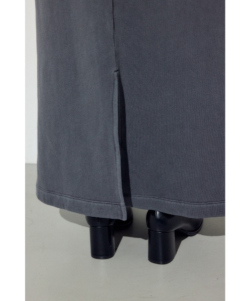 AZUL by moussy（アズールバイマウジー）の「ピグメント起毛裏毛Iラインスカート（スカート・レディース・ベージュ/ライトブラック・MEDIUM/SMALL）」の18枚目の写真