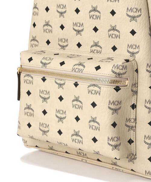 MCM（エムシーエム）の「MCM/エムシーエム/Stark SideStuds Backpack MED（バックパック/リュック・レディース・ベージュ・M）」の6枚目の写真