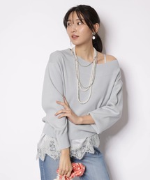 JUSGLITTY｜ジャスグリッティーのニット/セーター（オフショルダー