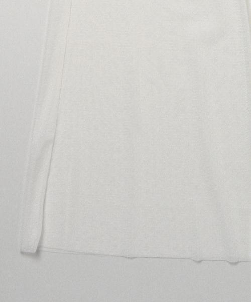 Ray BEAMS(レイビームス)の「【予約】Ray BEAMS / ドット チュール シアー ワンピース(ワンピース・レディース・ホワイト/ブラック・ONE SIZE)」の7枚目の写真