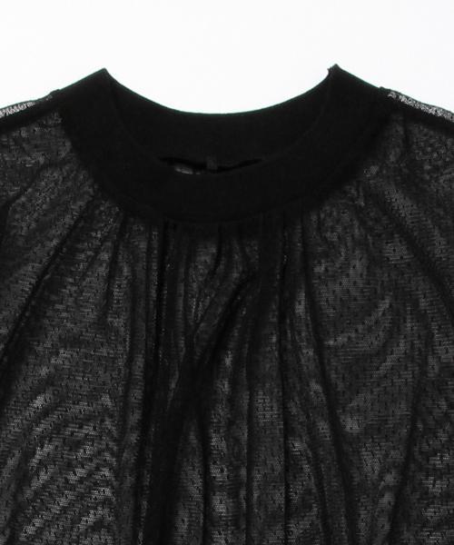 Ray BEAMS(レイビームス)の「【予約】Ray BEAMS / ドット チュール シアー ワンピース(ワンピース・レディース・ホワイト/ブラック・ONE SIZE)」の9枚目の写真