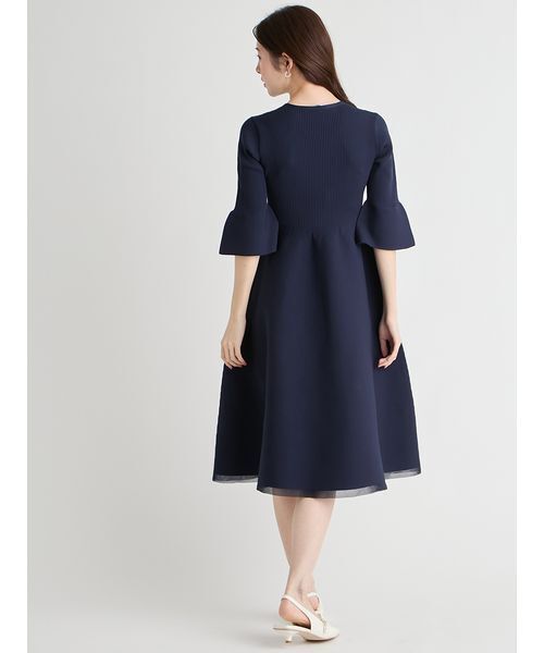 CELFORD（セルフォード）の「【洗える】ベルスリーブホールガーメントワンピース（ワンピース・レディース・その他/イエロー/ネイビー・36/38）」の12枚目の写真