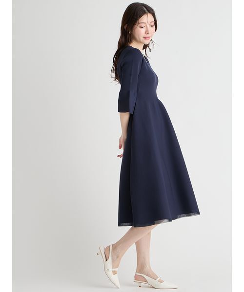 CELFORD（セルフォード）の「【洗える】ベルスリーブホールガーメントワンピース（ワンピース・レディース・その他/イエロー/ネイビー・36/38）」の13枚目の写真