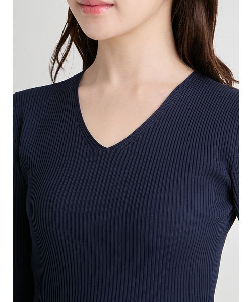 CELFORD（セルフォード）の「【洗える】ベルスリーブホールガーメントワンピース（ワンピース・レディース・その他/イエロー/ネイビー・36/38）」の15枚目の写真